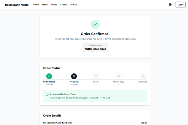Gastrofox.eu Restaurant System